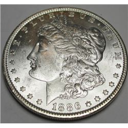 1886 P BU Morgan Dollar