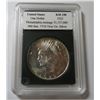 Image 1 : 1922 BU Grade Peace Dollar in Slab