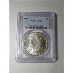 1889 P MS 63 PCGS Morgan Dollar