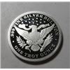 Image 2 : 1 oz Silver Barber Design Round PL