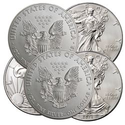 (5) US Silver Eagles - Random Dates