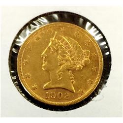 1902 S $5  Gold Liberty