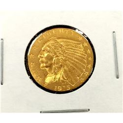 1915 $ 2.5 Gold Indian