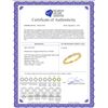Image 2 : 0.24 CTW Diamond Woven Stackable Ring 14KT Yellow Gold - REF-34H4M