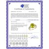 Image 2 : Natural 3.47 ctw Lemon-quartz & Diamond Engagement Ring 10K Yellow Gold - REF-33M6H