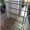 Image 1 : GREEN METAL ROLLING RACK