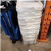 Image 2 : 15 WHITE PLASTIC PAILS