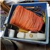 Image 2 : CRATE OF TWINE, PRUNER, FLOATS, AND ROPE