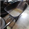 Image 2 : BLUE AND BLACK METAL WHEEL BARROW