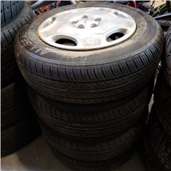 SET OF 4 CALDERA 185/70 R14 ALL SEASON TIRES 5 x 100 BOLT PATTERN