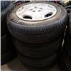 Image 1 : SET OF 4 CALDERA 185/70 R14 ALL SEASON TIRES 5 x 100 BOLT PATTERN