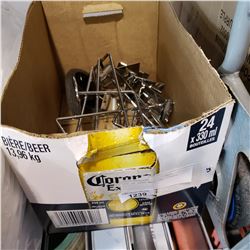 LOT OF SLAT WALL HAT STANDS