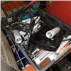 Image 2 : HILTI GAS CANNISTERS, MAKITA DRILL, AND BANDED SKILSAW