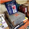 Image 2 : 2 TIMING LIGHTS IN BOSCH CASE, TOOLS, OZARK TRAIL CAMP STOVE, BATTERY CHARGER