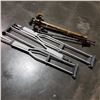 Image 1 : LOT OF LOST PROPERTY CRUTCHES AND WALKING STICKS