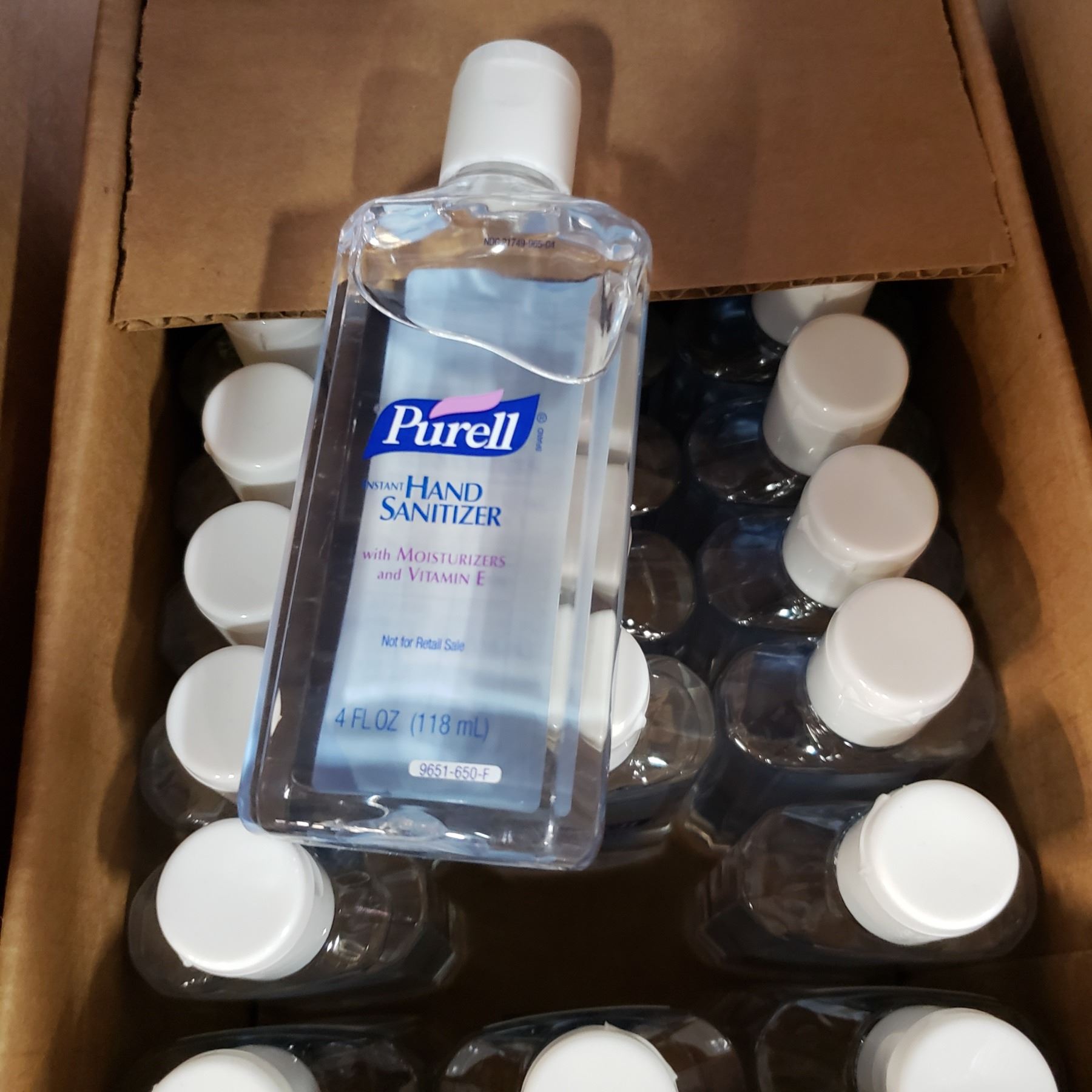 Purell Box BOX OF PURELL HAND SANITIZER