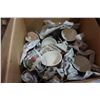 Image 2 : 2 BOXES OF CHINA, POTTERY, PITCHERS, AND PYREX