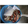 Image 2 : BLUE HAMPER OF BLANKETS