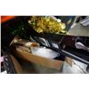 Image 2 : CHAFING DISH, CRYSTAL BOWL, GLASSES, CURTAINS, AND PILLOW CASE
