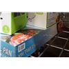 Image 2 : NEW WIRE FRUIT BASKET, ROTOCHAMP, DOUBLE GRILL PAN, AND KETTLE