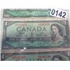 Image 1 : THREE 1954 ONE DOLLAR BILLS