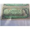 Image 2 : THREE 1954 ONE DOLLAR BILLS