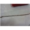 Image 2 : SMALL RED JEWELLERY CASE W/ ALL STERLING NECKLACES AND OTHER JEWELLERY