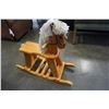 Image 3 : WOODEN ROCKING HORSE