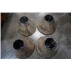 Image 2 : 4 MOTORCYCLE LAMP SHADES