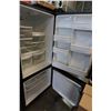 Image 2 : BLACK GE TRUE COOL FRIDGE WITH BOTTOM FREEZER TESTED AND WORKING GUARANTEED