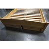 Image 2 : MAPLE QUEEN SIZE IKEA BEDFRAME W/ UNDERBED STORAGE DRAWER