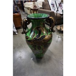 LARGE GREEN VASE