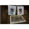 Image 1 : LOT OF 3 HOCKEY PRINTS - EDMONTON, CALGARY, AND VANCOUVER