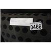 Image 8 : EAMES STYLE BLACK LEATHER SWIVEL CHAIR AND OTTOMAN
