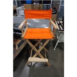 ORANGE DIRECTORS CHAIR