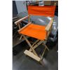 Image 3 : ORANGE DIRECTORS CHAIR
