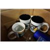 Image 2 : LOT OF NEW LICENSED NHL AND NBA MUGS, SHOTGLASSES, TRAVEL MUG, RETAIL $175