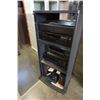 Image 2 : BLACK STEREO CUPBOARD W/ SONY AND ANAM STEREO COMPONENTS