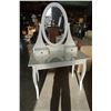 Image 1 : WHITE VANITY W/ MIRROR