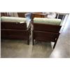 Image 8 : 3PC ROSEWOOD VINTAGE SITTING ROOM COUCH AND CHAIR SET