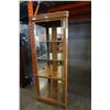 Image 2 : CORNER DISPLAY CABINET W/ GLASS DOORS