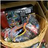 Image 2 : LOT OF LEGO BIONICLE, VINTAGE LEGO, AND OTHER LEGO IN WICKER BASKET