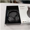 Image 2 : SONY WH-1000X M3 WIRELESS NOISE CANCELLING HEADPHONES IN BOX - TESTED AND WORKING