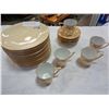 Image 1 : BAVARIA CHINA HOT CHOCOLATE CUPS, SAUCERS, AND PLATES