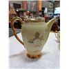 Image 2 : CARDLTON WARE TEA SET - 6 CUPS AND SAUCERS, SUGAR, AND TEAPOT W/ NO LID
