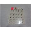 Image 1 : SHEET OF 50 "NEW" TERRY FOX STAMPS AND 2005 TERRY FOX MINT COIN