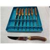 Image 2 : VINTAGE PLACE METS AND BIRKS STEAK KNIVES