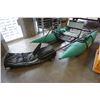 Image 1 : CREEK COMPANY 7 FOOT FISHING PONTOON WITH OARS AND CARRY BAG
