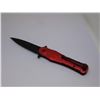 Image 5 : Red Snake Eye Tactical Spring Assist Knife 4.5 Inches Closed