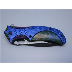 Snake Eye Tactical Spring Assist Knife 4.75 inches Closed